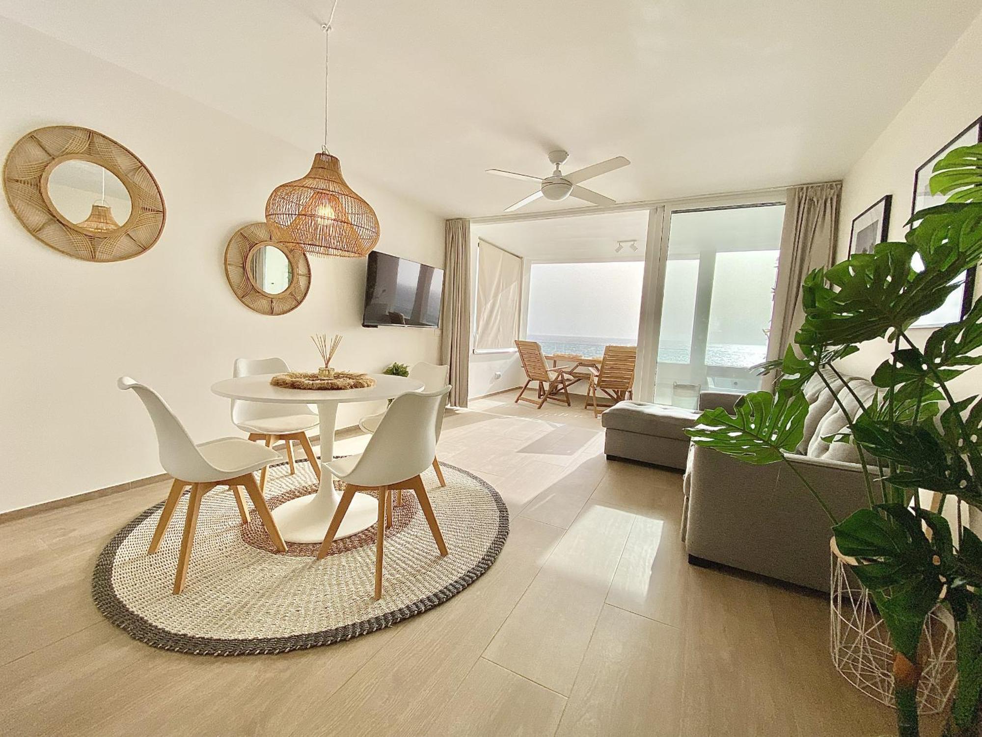 Beautiful Sea View Apartment Callao Salvaje Bagian luar foto